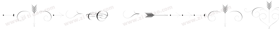 Rough Fleurons字体转换